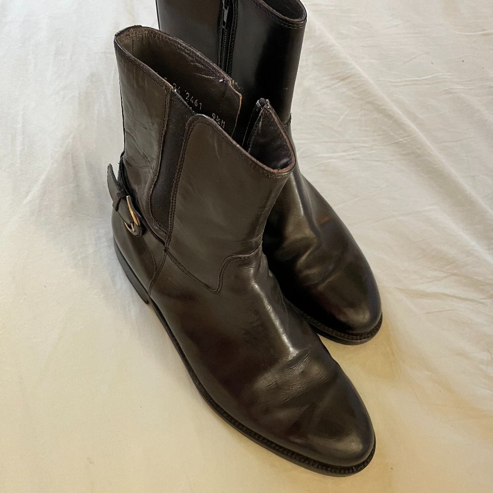 LEATHER BOOTS DOMANI MADE IN ITALY